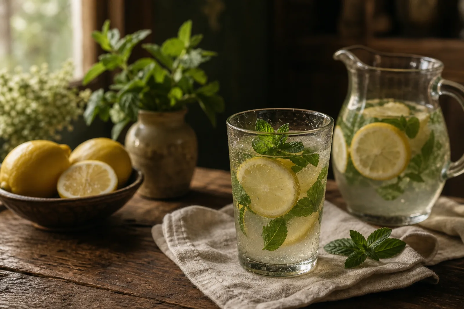 Fresh Mint Lemonade