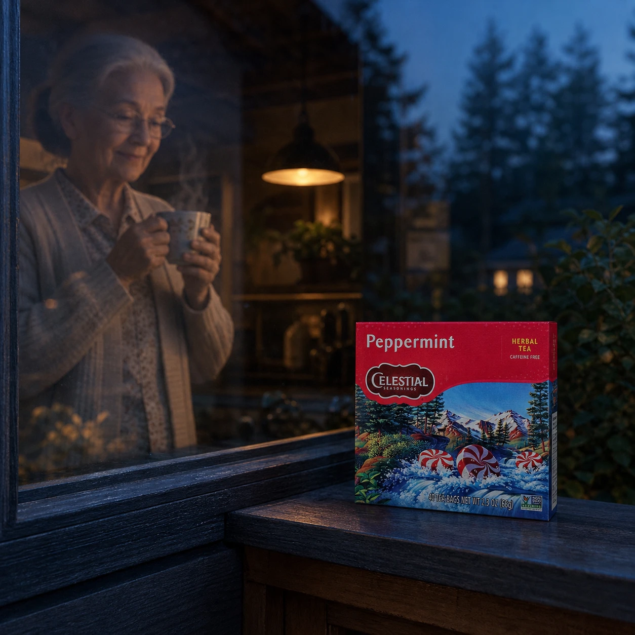 Peppermint Herbal Tea, 40 Bags